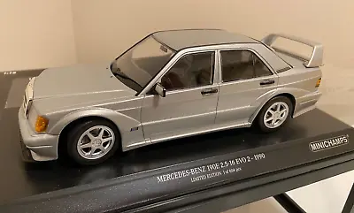 MINICHAMPS 1990 Mercedes 190E 2.5-16 EVO 2 (W201) 804 Pcs NEW  1/18 • $104.95