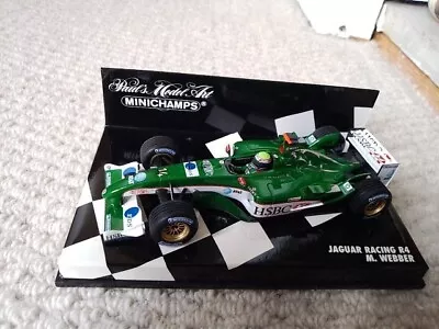 Paul Model Art Minichamps 1:43 Jaguar Racing R4 M Webber F1 Model Boxed • £30