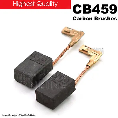 Makita GA4034 GA4530 Motor Angle Grinder Carbon Brushes CB459 194722-3 • £3.99