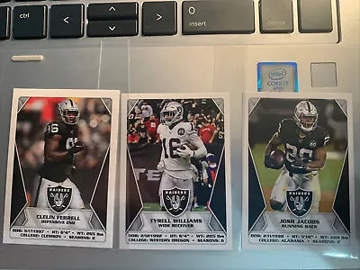 2020 Panini Football Sticker Josh Jacobs Oakland Raider Lot • $2