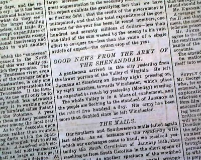 Rare Confederate Capital Richmond W/ Monitor V Merrimac 1862 Civil War Newspaper • $84