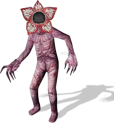 Demogorgon Costume For Kids Boys Halloween Scary Cosplay Flower Monster Jumpsuit • $14.99