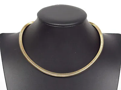 $24.99 • Buy Vintage CORO Pegasus  Gold Tone Square Snake Chain 16  Choker Necklace