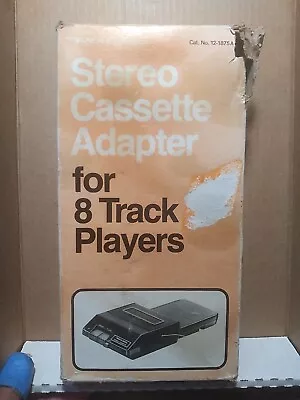 Vintage Realistic Stereo Cassette Adapter For 8 Track Player 12-1875 W/ Box • $12.99