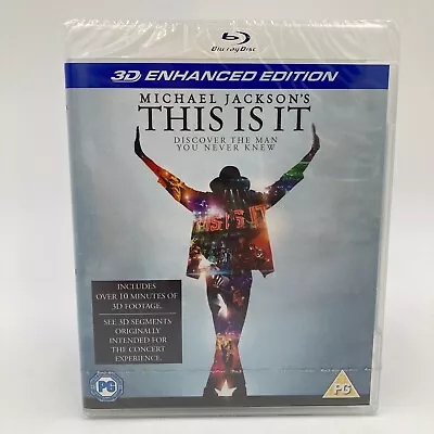 Michael Jackson This Is It 3d Blu Ray Promo - Brand New Sealed  • £15