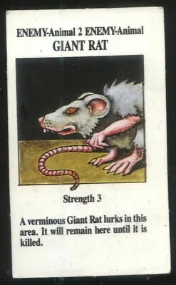 £2 • Buy Giant Rat For City Expansion Talisman 2nd Edition By Games Workshop