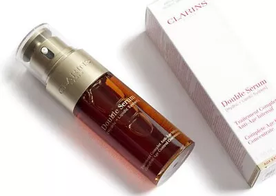 Clarins Double Serum (Hydric + Lipidic System) Complete Age Control Concentrate • $39.99