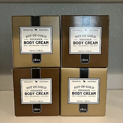 Beekman 1802 POT OF GOLD Shimmer Whipped Body Cream 8 Oz SEALED 4 • $35.99