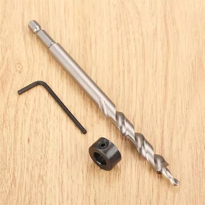 New 3/8  Stop Collar Twist Step Drill Bit Wrench For Pocket Hole Kreg Jig Guide • $11.98