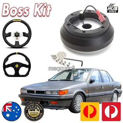 Slim Steering Wheel Boss Kit Hub Adapter For Mitsubishi Lancer Colt Cyborg CB • $57.79