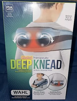 Wahl Deep Knead Heated Massage Wrap Muscle Pain Relief Therapy Shiatsu 4270 NEW • $23.95