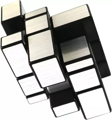 FCBB 3X3X3 Mirror Silver Speed Cube Puzzle Black • $10.64