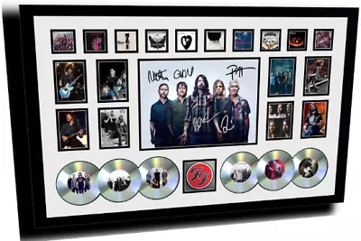 Foo Fighters Signed Photo Poster Limited Edition Framed Memorabilia • $220