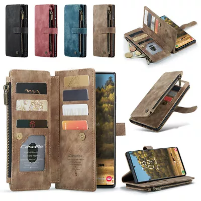 For Samsung Galaxy S22 S21 S20 S10 S9 Note 20 10 Leather Wallet Flip Case Cover • $18.83