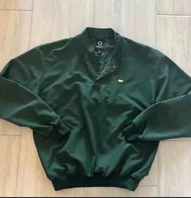 Masters Collection Quarter Zip Long Sleeve Green Pullover Medium • $57