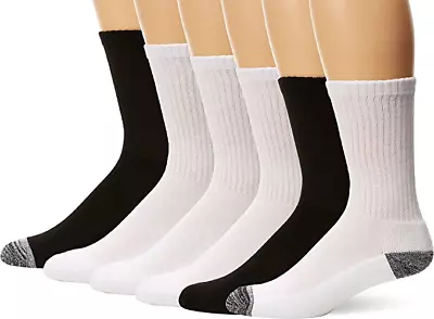 Medipeds Unisex Memory Cushion Crew 4 Pair White Ladies 10-13 / Men's 7-12 • $13.99