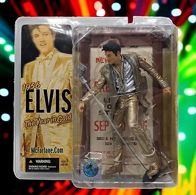 Elvis Presley The Year In Gold 2005 McFarlane Toys Action Figure NEW SEALED • $41.99