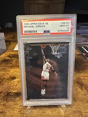 1995 Upper Deck Se Michael Jordan #se100 Psa 10 • $310