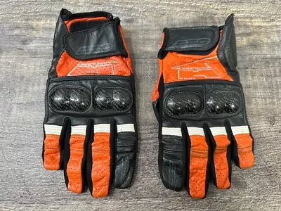 Original AXO BMX RACING USA Gloves Motocross Old School Size XL (11) Orange • $8.99