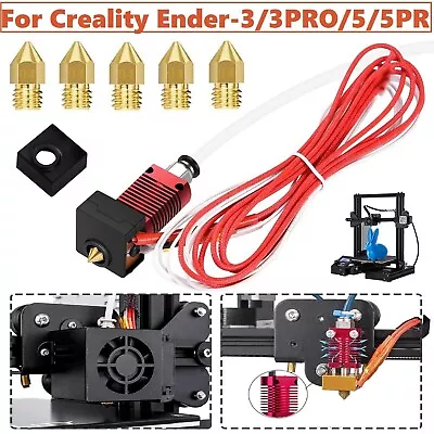 3D Printer Parts Extruder Heater Hot End Nozzle Kit For Creality Ender-3/3PRO/5 • $9.89