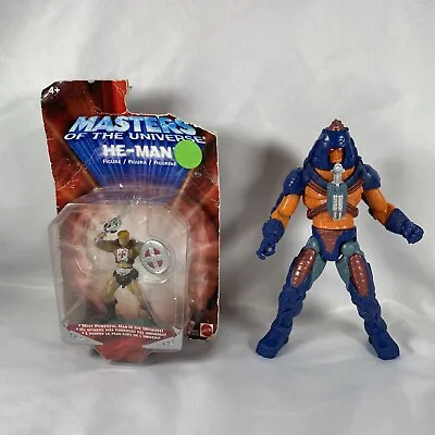 Mattel 2002 200X Masters Of The Universe Man E Faces Figure Lot W/ Mini He-Man • $24.97