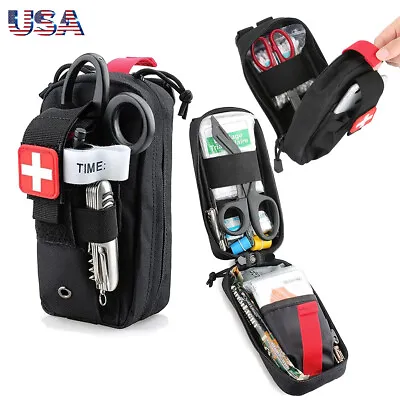 Tactical Emergency EMT Pouch Medical First Aid Kit Military EDC Molle Trauma Bag • $11.98