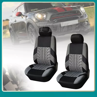 For Mini Cooper Paceman 2003-23 Black & Grey Front Seat Cover Protector Cloth AB • $28.95