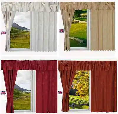 £19.95 • Buy Static Fully Lined Ready Made Caravan Curtains Premium Quality Made To Measure 