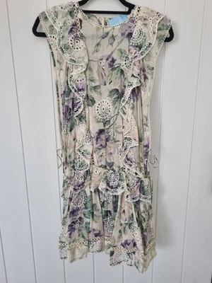 $90 • Buy Zimmerman Summer Dress In Purple Floral. Size 1.