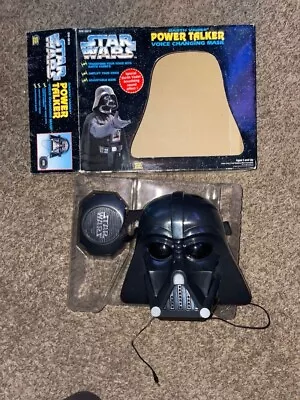 1995 Star Wars Darth Vader Power Talker Voice Changing Mask • $4.90