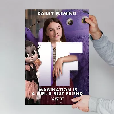 Bea IF Movie Poster - Cailey Fleming IMAGINARY FRIENDS 2024 Wall Art Room Decor • $17.99