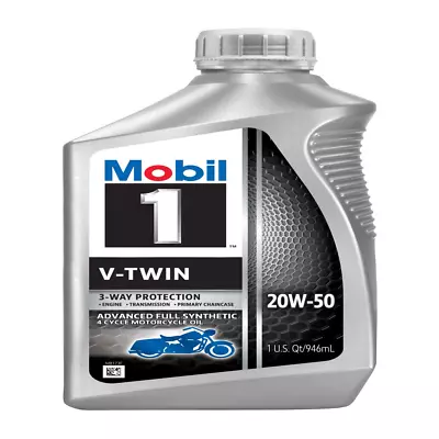 V-Twin Full Synthetic Motorcycle Oil 20W-50 1 Quart • $27.47