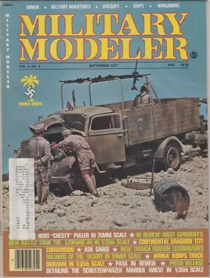 [66582]  MILITARY MODELER  MAGAZINE SEPTEMBER 1977 VOL. 4 No. 9 • $16.25