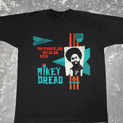 Mikey Dread World War III Album Black Short Sleeve Unisex T-Shirt S-5XL QX6 • $22.99