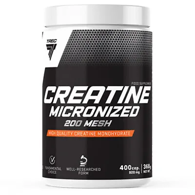 Trec Nutrition Creatine Micronized 200 Mesh Energy & Muscle Booster 400 Capsules • $56