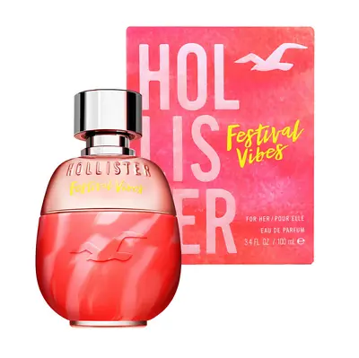 Hollister Festival Vibes For Her 100ml Eau De Parfum Spray Brand New & Sealed • £18.75