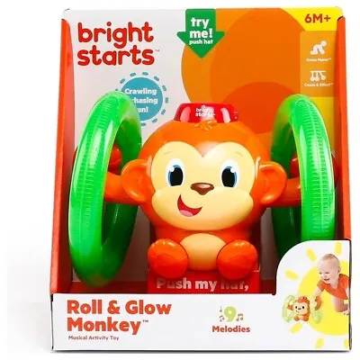 Bright Starts Roll And Glow Monkey BNIB RRP £19.99 • £15