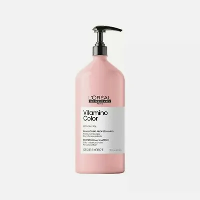 £24.99 • Buy L'Oreal Serie Expert Vitamino Reveratrol Color Shampoo 1500ml With Pump