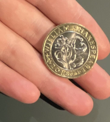 £80 • Buy Rare £2 Pound Coin William Shakespeare Comedies Jester 2016