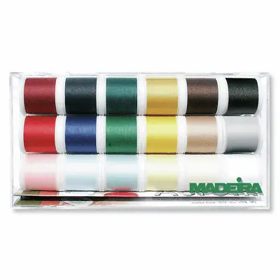 Madeira Aerofil No.120 Thread Kit - 18 X 200m Spools - Quilting & Sewing Thread • £24.99