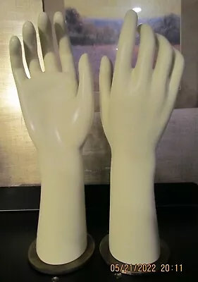 Vintage Visual Display Mannequin Hands W/Built-in Base To Make Them Freestanding • $170