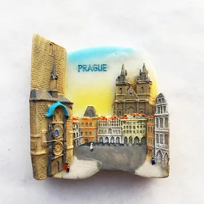 $4.49 • Buy Czech Capital Prague Frisge Magnet Refrigerator Sticker Old Town Square Souvenir