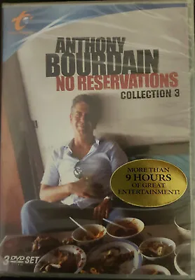 $50 • Buy Anthony Bourdain: No Reservations - Collection 3 (DVD, 2008, 3-Disc Set) Sealed