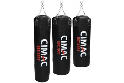$352.74 • Buy Cimac Boxing Punch Bag Heavy Fat Hanging Bag Muay Thai Kick Bag 4ft 5ft 6ft Bag