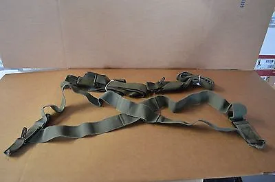 Lot Of 3 GI Suspenders M1950 Green US Military Surplus New  • $14.99