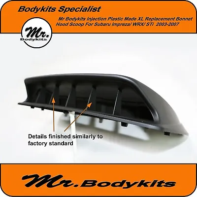 Mr Bodykits Plastic Made Bonnet Hood Scoop For Subaru Impreza WRX STi 06-07 GD • $192.46