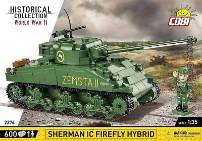 Cobi 2276  Sherman IC Firefly Hybrid  Tank WWII Military Bricks Blocks  1/35 • $220.20