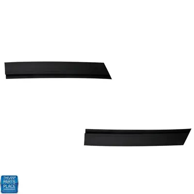 66-67 Chevelle Interior Rear Package Tray Window Windlace End Caps Pr Hardtop • $48.99