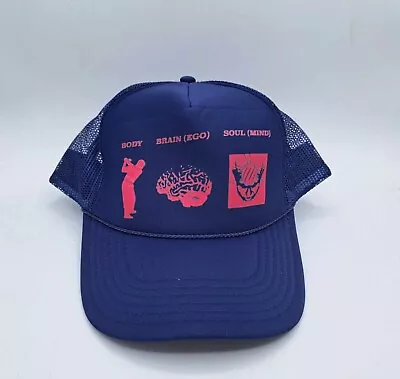 BODY BRAIN (EGO) SOUL (MIND) Adult Blue Trucker Cap Hat • $19.99