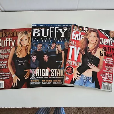 Buffy The Vampire Slayer Official Collector Yearbooks 99-2000 Entertainment Lot • $25.25